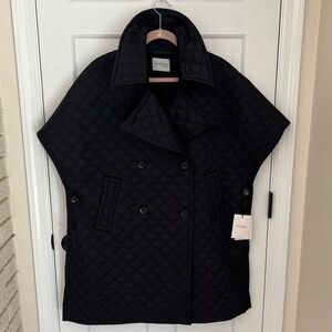 NWT Mayson the Label Quilted Cape Coat